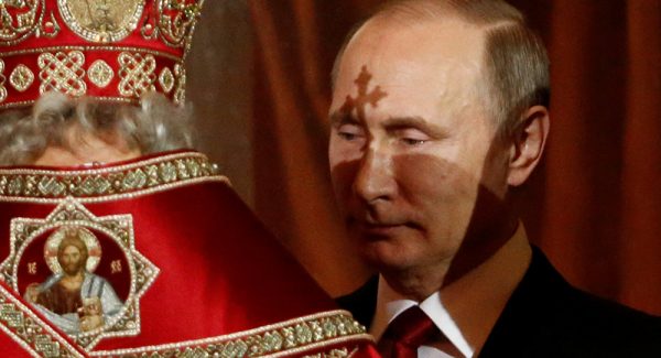 Russian President Putin Congratulates Russians on Easter