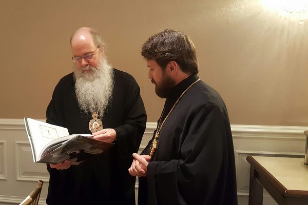 Metropolitan Hilarion of Volokolamsk meets with His Beatitude Metropolitan Tikhon of all America and Canada