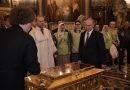 Putin venerates St Nicholas’s relics in Cathedral of the Savior