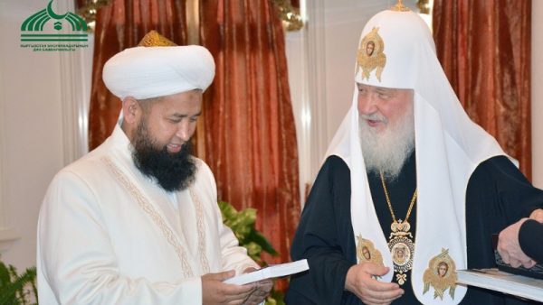 Mufti of Kyrgyzstan meets Patriarch Kirill