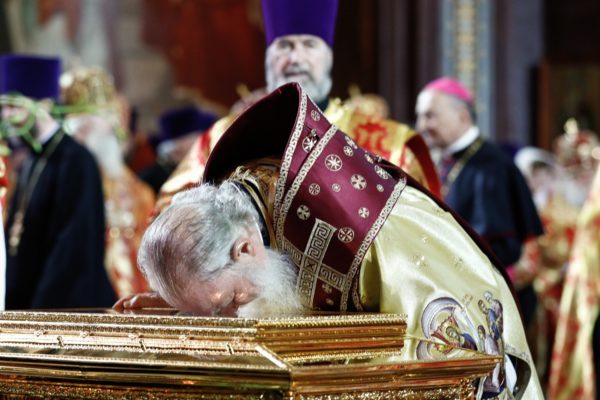 Patriarch Kirill calls St. Nicholas the Wonderworker saint number one for Russia