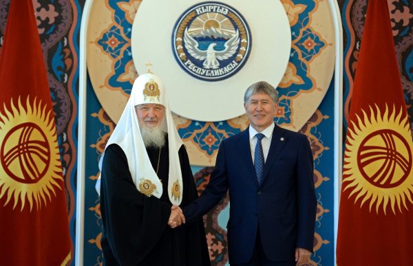 President of Kyrgyzstan receives Patriarch Kirill of Moscow and all Rus’