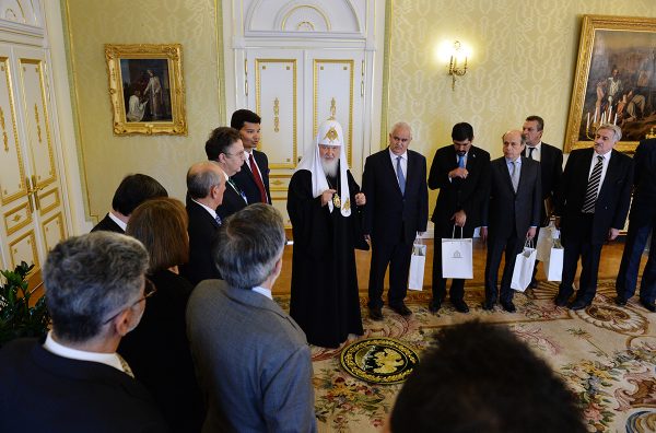 Patriarch Kirill meets with heads of Diplomatic Missions of Latin American countries in Russia