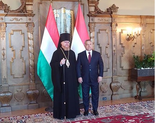 Hierarch of The Russian Orthodox Church meets with Prime Minister of Hungary