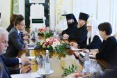 His Holiness Patriarch Kirill meets with Hungarian Minister of Foreign Affairs and Trade Péter Szijjártó