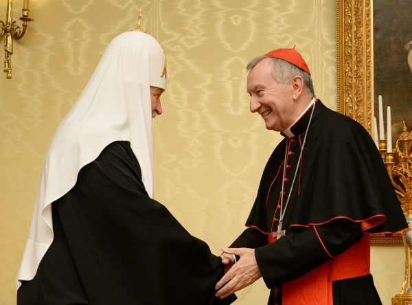 His Holiness Patriarch Kirill meets with Holy See Secretary of State