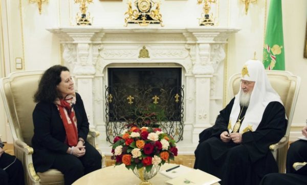 His Holiness Patriarch Kirill Meets With Ambassador Of France To Russia