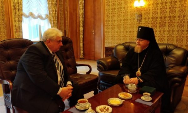 Administrator of the Diocese of Berlin and Germany Meets with Ambassador of Russia to Germany