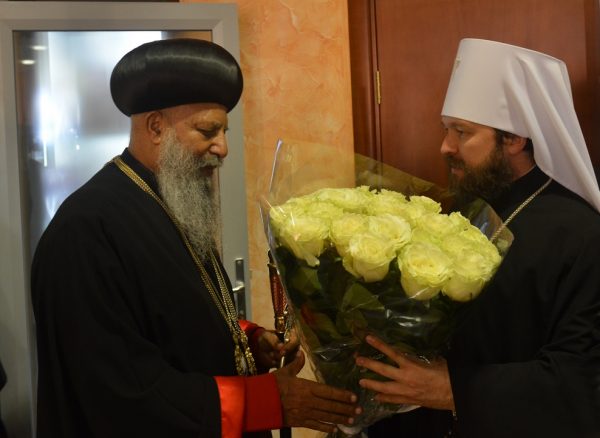 Head of Ethiopian Orthodox Tewahedo Church Arrives in Moscow