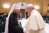 Russian Orthodox Church Delegation Led by Metropolitan Hilarion Meets with Pope Francis