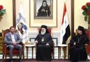 Primate of the Orthodox Church of Antioch Receives a Delegation from Russia