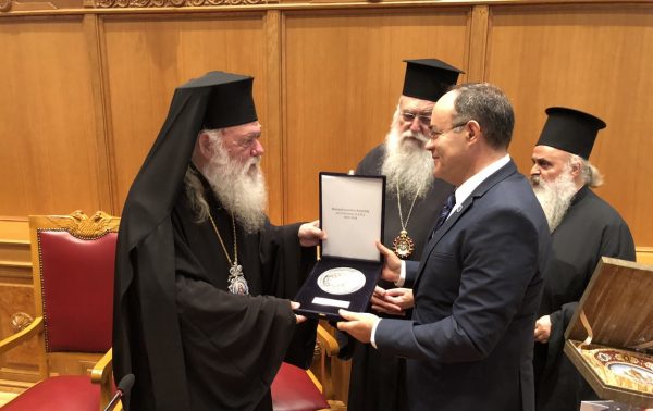 State Duma Committee Chairman Meets with Primate and Holy Synod Members of Greek Orthodox Church