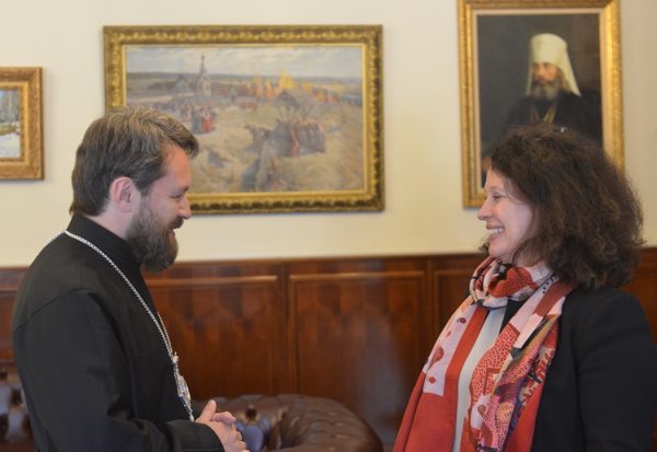 Metropolitan Hilarion of Volokolamsk Meets with French Ambassador to Russia