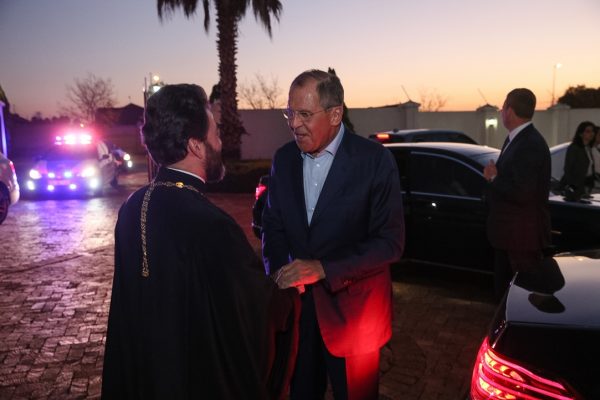 Sergey Lavrov Visits St. Sergius Church in the Republic of South Africa