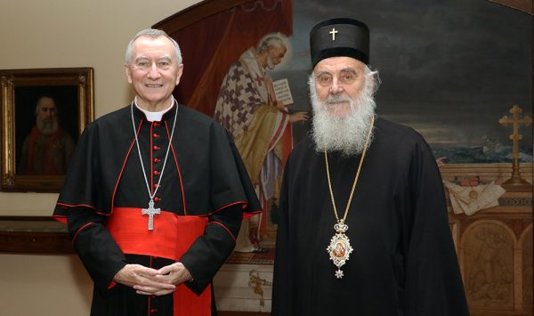 The Serbian Patriarch Received in Audience the State Secretary of the Vatican