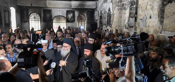 Patriarch John X visits Eastern Ghouta