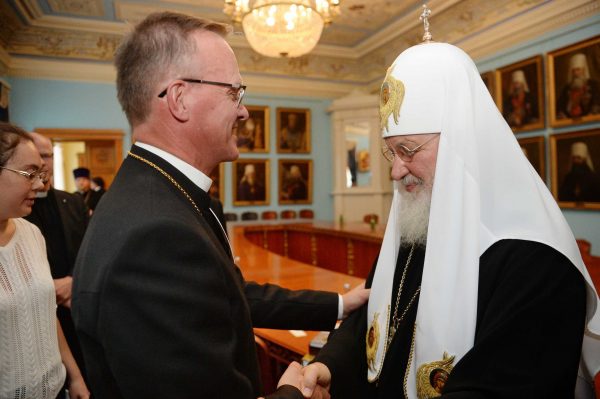 Patriarch Kirill Meets with a Delegation of the Evangelical Lutheran Church of Finland