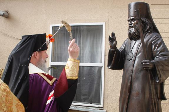 Monument to St John of Shanghai Installed and Consecrated in San Francisco