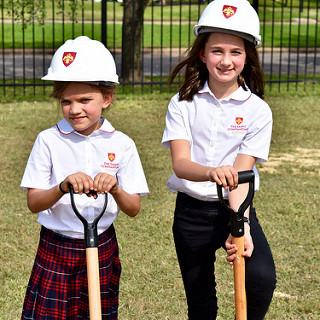 Bishop BASIL Breaks Ground for Expansion of The Saint Constantine School, Houston