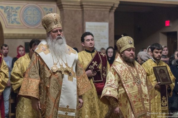 Metropolitan Tikhon presides at festal Liturgy at NYC’s St. Nicholas Cathedral