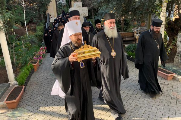 Particle of Hieroconfessor Famar’s Relics Handed Over to the Georgian Orthodox Church