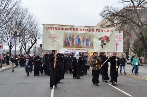 Metropolitan Tikhon Leads Faithful at Annual DC March for Life