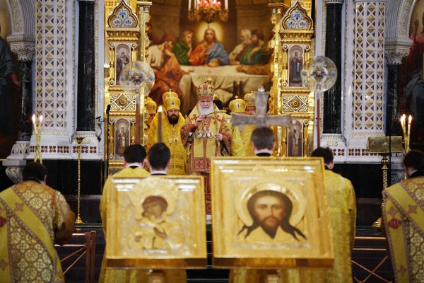 His Holiness, Patriarch Kirill, Celebrated Divine Liturgy on the First Sunday of Lent