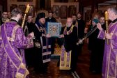 The Miraculous Image of the Kursk-Root Icon of the Holy Theotokos Brought to the Dormition Cathedral in London