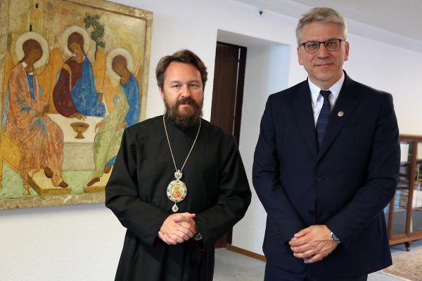Metropolitan Hilarion Meets with General Secretary of World Council of Churches