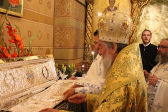 Relics of St Nephon the Patriarch of Constantinople Moved to New Silver Reliquary