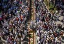 Over 20,000 Believers Go in a Procession from Kamenets-Podolsky to Pochaev
