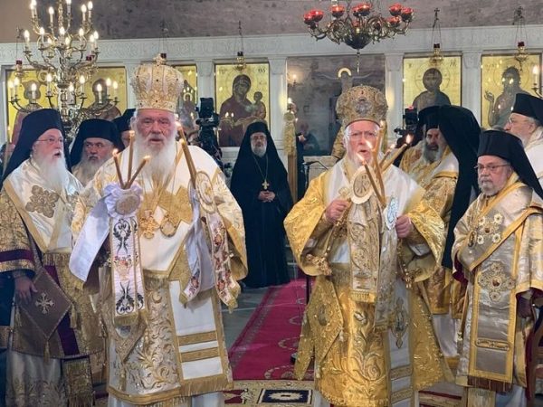 Archbishop of Greece & Patriarch Bartholomew Commemorate Schismatic Primate Epiphany