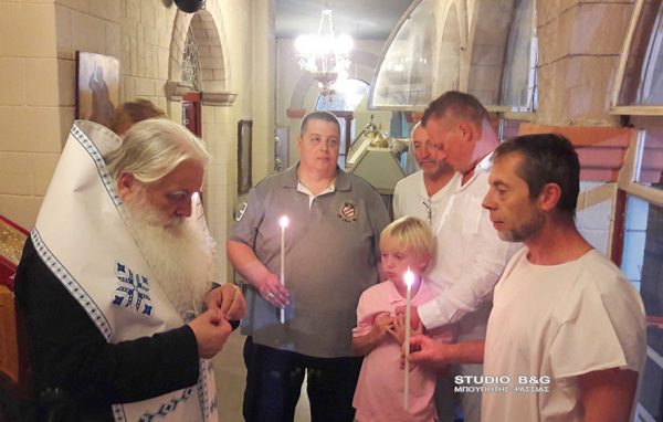 Great-Grandson of St. Luke of Simferopol Baptized in Greece