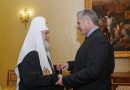 His Holiness Patriarch Kirill Meets with President of Cuba Miguel Mario Diaz-Canel Bermúdes