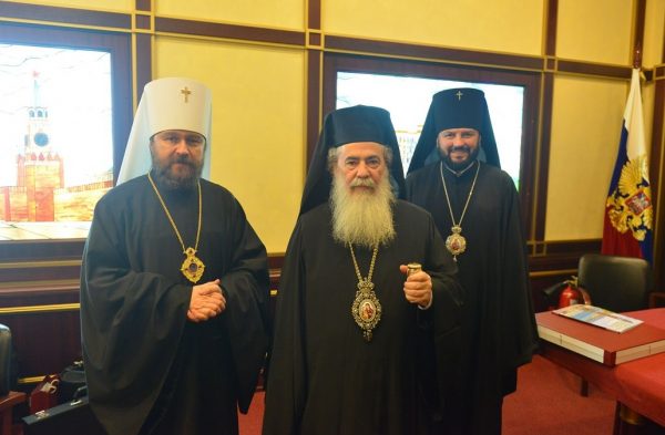 Patriarch Theophilos III of Jerusalem Completes His Visit to the Russian Church