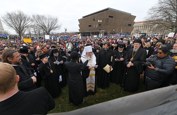 Metropolitan Tikhon Leads Annual Orthodox Prayer Service at 47th March for Life