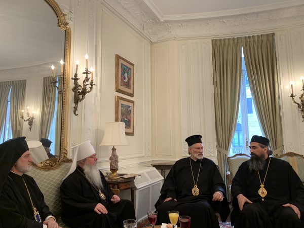 Metropolitan Tikhon Meets With Representatives of Serbian Orthodox Church