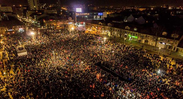 The Most Mass Prayer Service in Defense of the Serbian Church Held in Montenegro