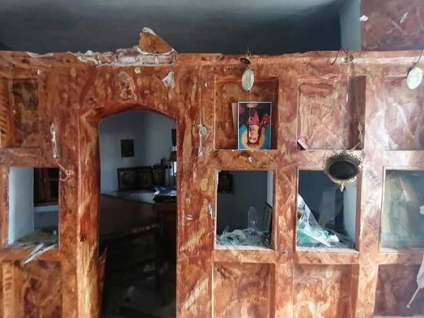 Greek Orthodox Church on Lesvos Island Destroyed by Vandals