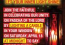 Pascha at Home 2020. Let Your Inner Light Shine!