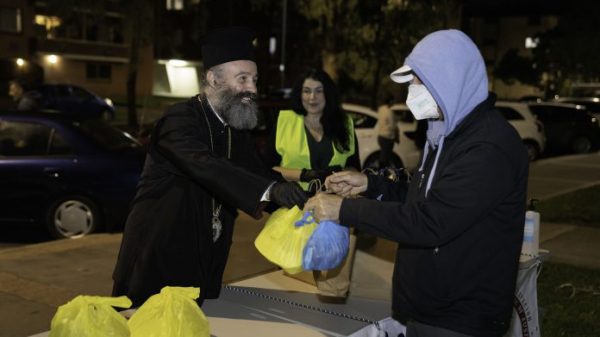 Archbishop Makarios Joins Liverpool Greek Orthodox Church for New “Homeless Feed” Program