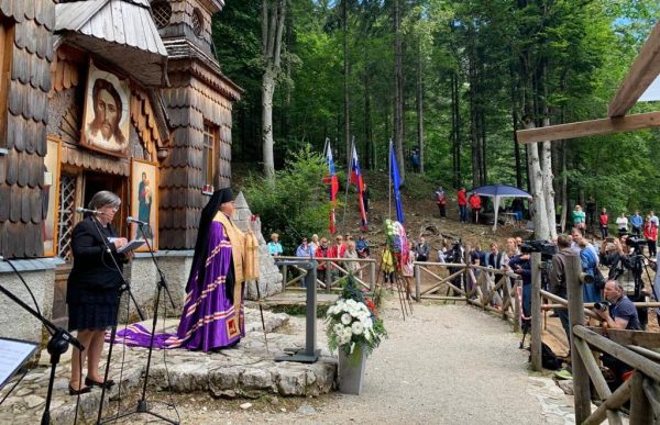 Archbishop Tikhon of Podolsk Takes Part in Memorial for Russian War Prisoners in Slovenia