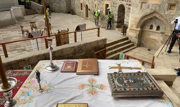 Service at Monastery of Panagia Soumela in Atmosphere of Reverence and Emotion in Trabzon