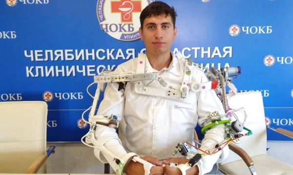 School children have invented an exoskeleton for stroke victims in Chelyabinsk. They won a grant and will create a prototype