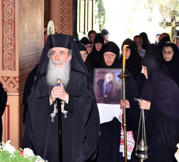 His Beatitude Patriarch Theophilos III Visits Russian Gethsemane on Its Feast Day