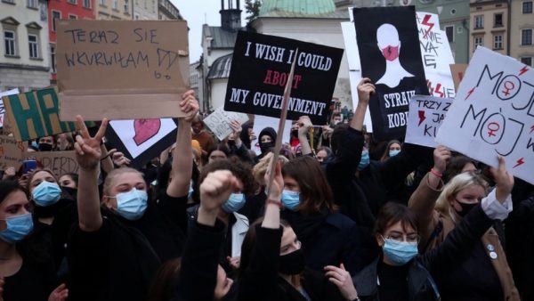 Pro-Choice Activists Stage Protests in Polish Churches after Abortion Ban
