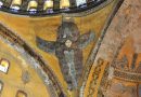 Seraphim Mosaic Revealed with Removal of Scaffolding in Hagia Sophia