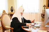Patriarch Kirill Chairs a Meeting of the Supreme Church Council in a Remote Format