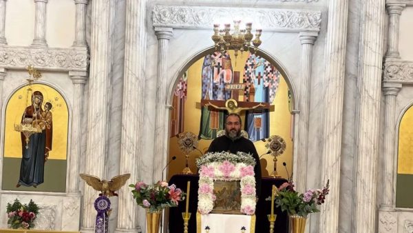 Tears of joy as iconic Greek Orthodox Church opens its doors after catastrophic fire