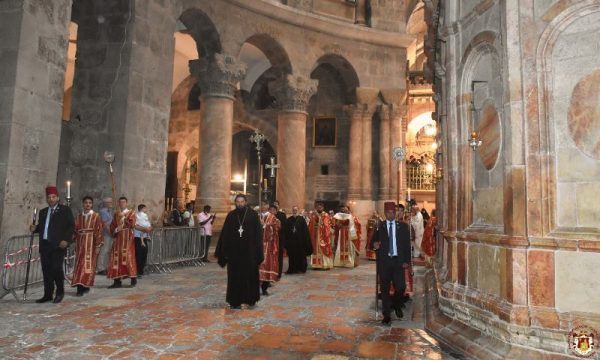 The Feast of Pentecost Celebrated at the Patriarchate of Jerusalem